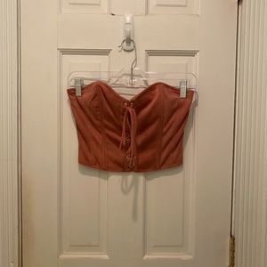Women’s tube top velvet